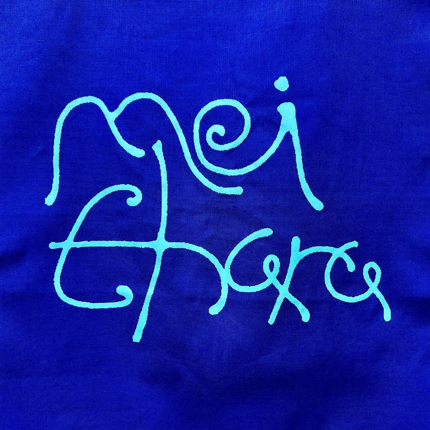 mei ehara Logo Tote Bag (Blue)