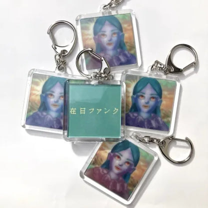 レンチキュラーキーホルダー