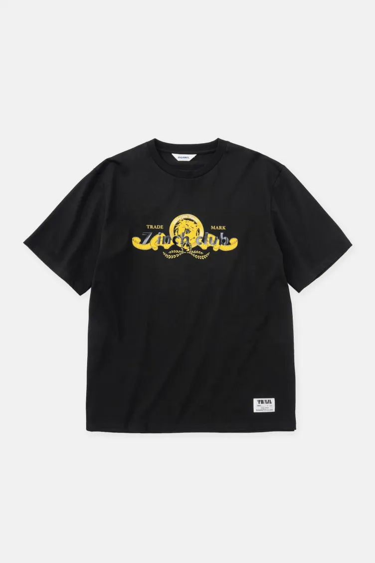 7 inch club T-shirt / WHITE, BLACK (カクバリズム×DIGAWEL)