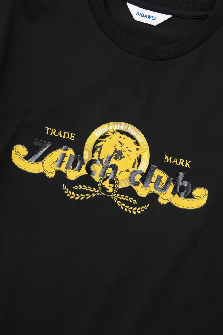 7 inch club T-shirt / WHITE, BLACK (カクバリズム×DIGAWEL)