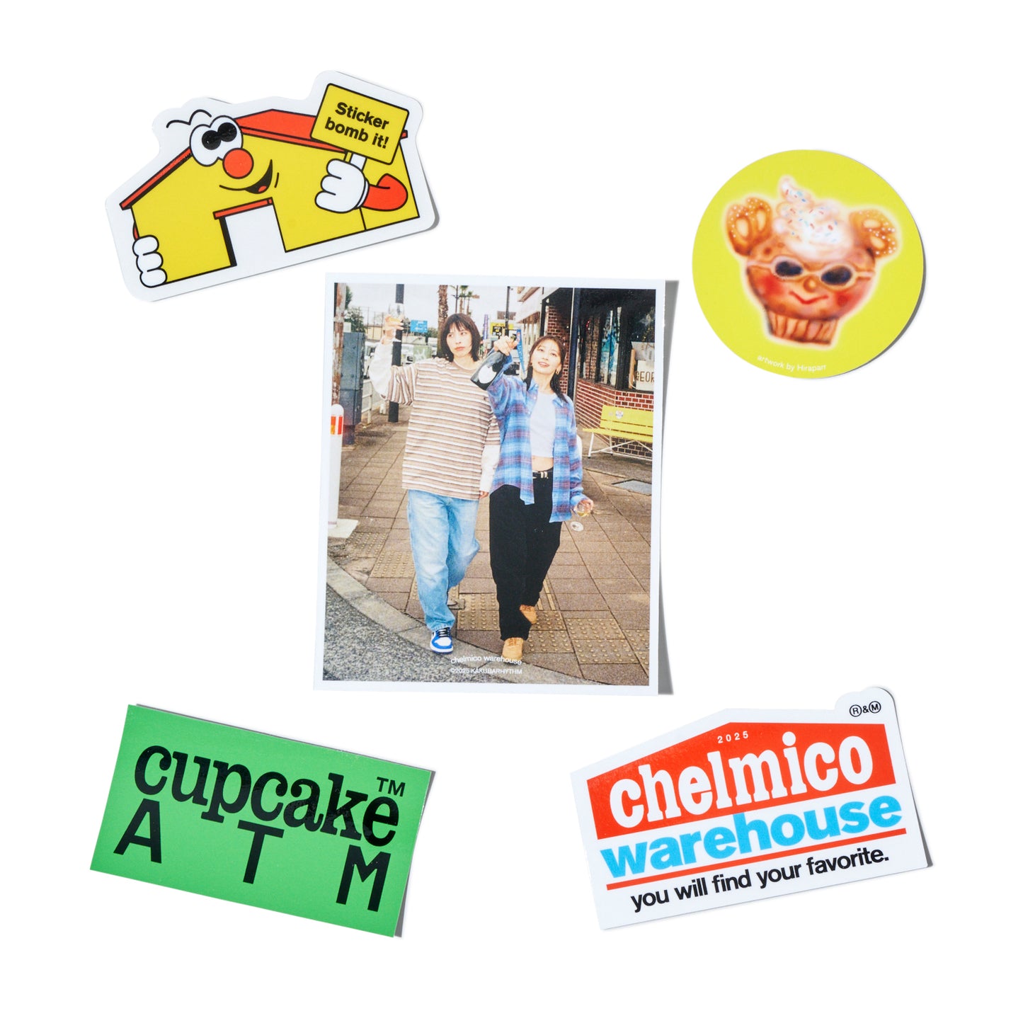 chelmico warehouse the good good Stickers